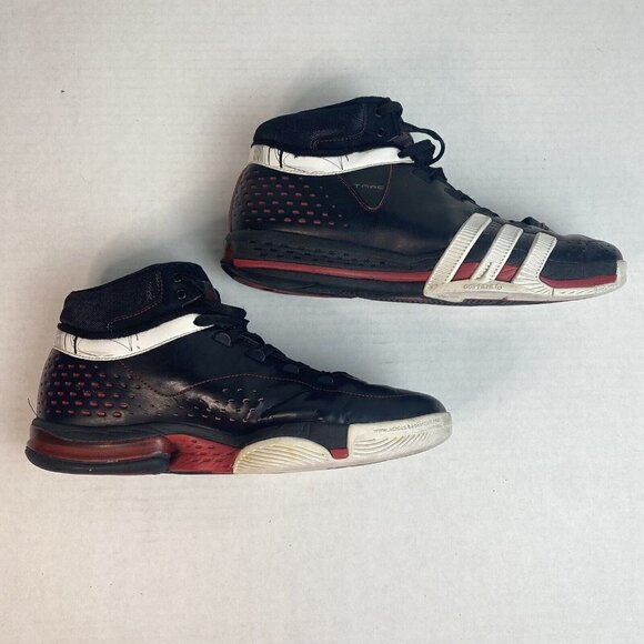 ADIDAS TS Creator T-Mac Tracy Mcgrady Black White Red Basketball Men Size 10 - Picture 12 of 12